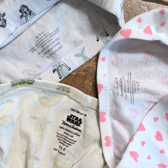 Hanna Andersson girl unders. Set of 7. Heart, Star Wars.mermaid. Size M 120/130 - Picture 2 of 2